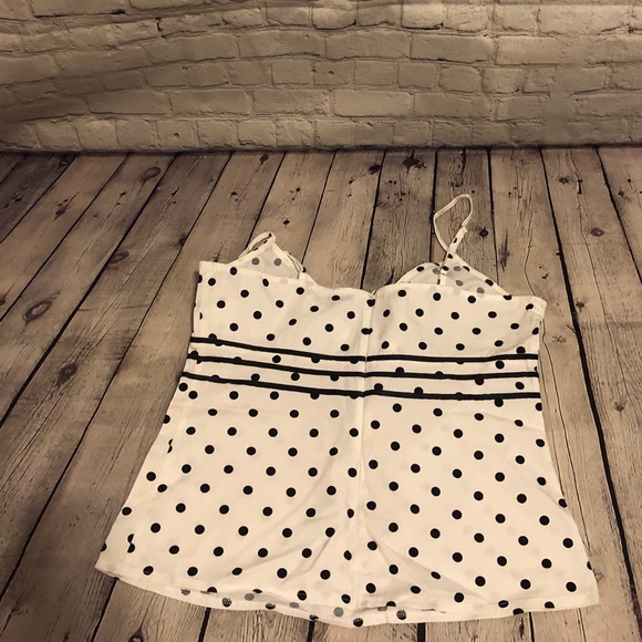 Polka dot George tank op size 12 - Picture 4 of 7